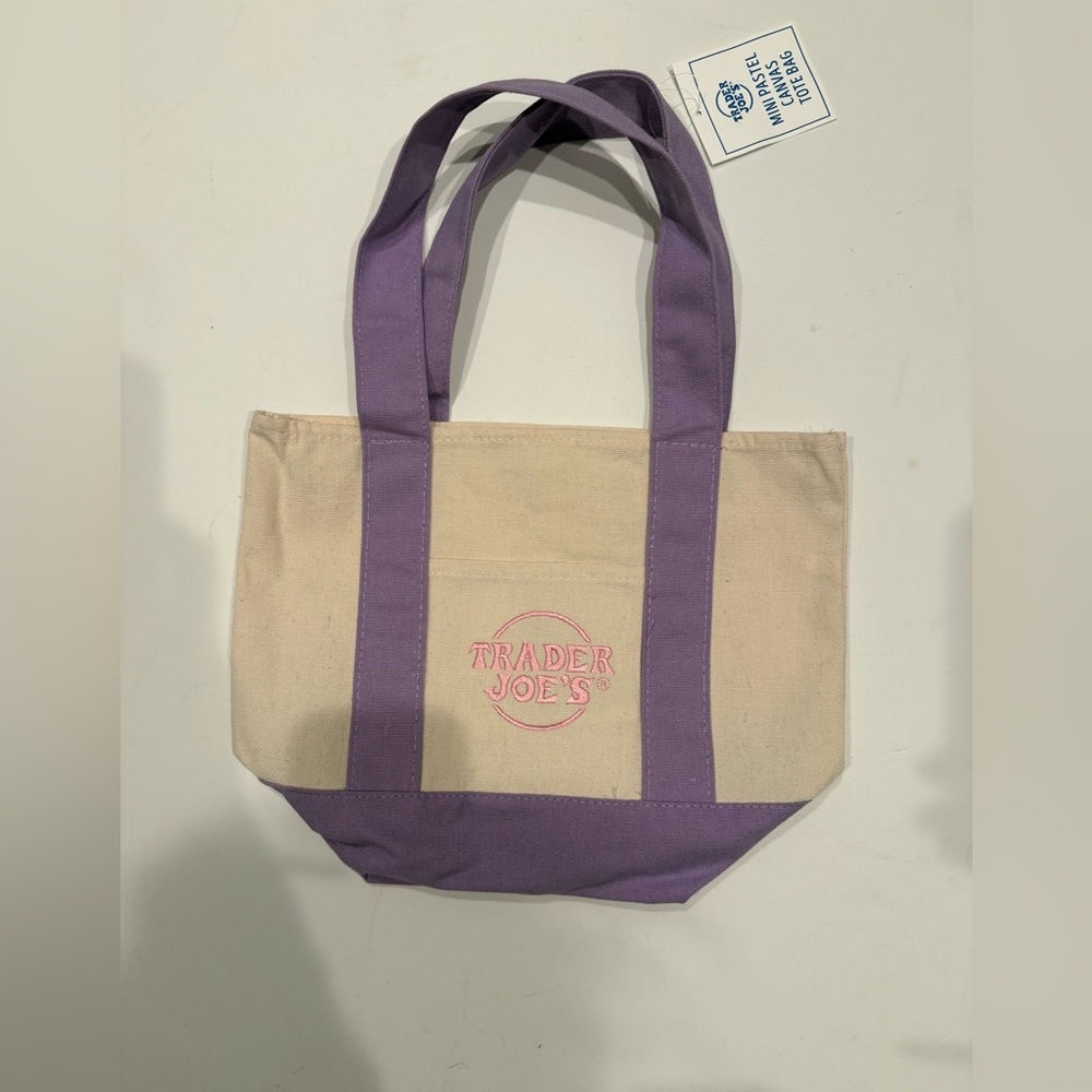 Trader’s Joe Mini Tote Lavender